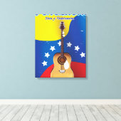 Toile Affiche de voyage Venezuela Dios y Federación (Insitu (Plancher de Bois))