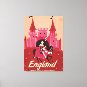 Toile Affiche de voyage vintage Angleterre St. George