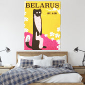 Toile Affiche de voyage vintage Biélorussie (Insitu(Chambre))