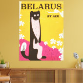 Toile Affiche de voyage vintage Biélorussie (Insitu(Salon))