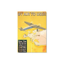 Affiche de voyage vintage soviétique URSS