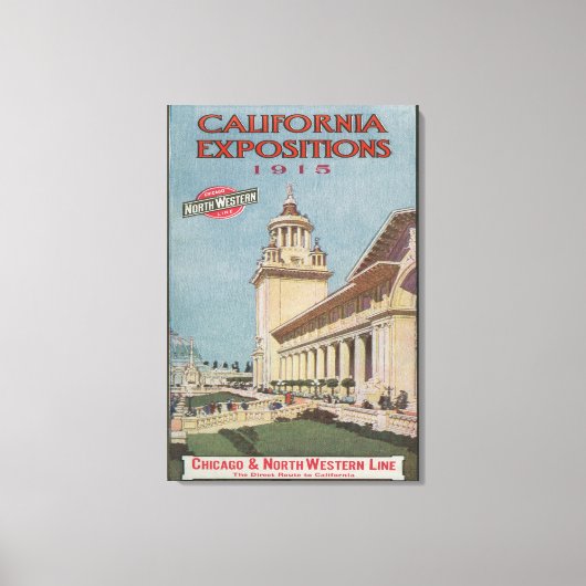 Toile Affiche des expositions en Californie #2 (Recto)
