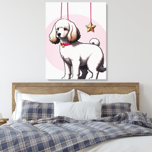 Toile Affiche d'illustration de chiot (Insitu(Chambre))