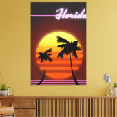 Toile Affiche Florida Sunset 1984 (Insitu(Salon))