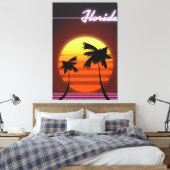 Toile Affiche Florida Sunset 1984 (Insitu(Chambre))