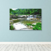 Toile Affiche ITHACA NEW YORK GORGE (Insitu (Plancher de Bois))