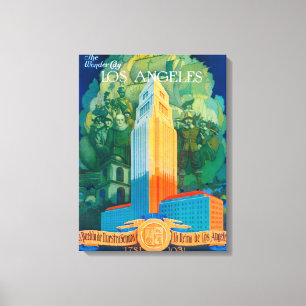 Toile Affiche promotionnelle de Los Angeles