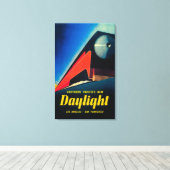 Toile Affiche promotionnelle du train d'été (Insitu (Plancher de Bois))