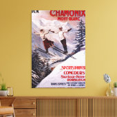 Toile Affiche promotionnelle ski (Insitu(Salon))