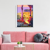 Toile Affiche promotionnelle Voyage (Insitu(Salon))