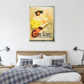 Toile Affiche publicitaire 'Creme Eclair Instant Dessert (Insitu(Chambre))