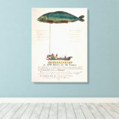 Toile Affiche publicitaire de l'abonnement (Insitu (Plancher de Bois))