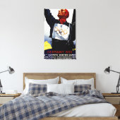 Toile Affiche publicitaire des Jeux olympiques d'hiver d (Insitu(Chambre))