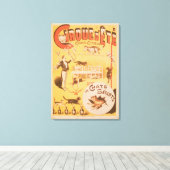 Toile Affiche publicitaire du Cirque d'Ete dans (Insitu (Plancher de Bois))
