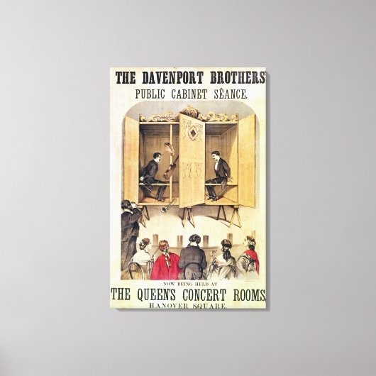 Toile Affiche publicitaire d'une performance psychique (Recto)