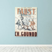 Toile Affiche publicitaire 'Faust' (Insitu (Plancher de Bois))