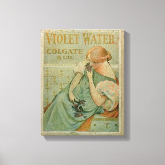 Toile Affiche publicitaire 'Violet Water', par Colgate & (Recto)