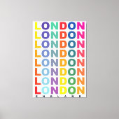 Toile Affiche Retro London Angleterre (Recto)