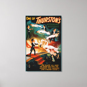 Toile Affiche stupéfiante de magie des mystères de