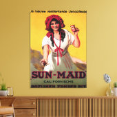 Toile Affiche Sun-Maid California Raisin (Insitu(Salon))