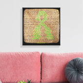 Toile Affiche sur les sentiments de la maladie de Lyme, (Insitu(Salon))