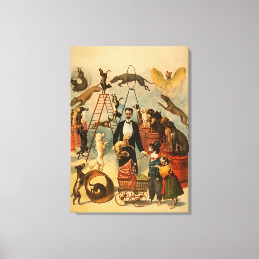 Toile Affiche théâtrale de la loi sur les chiens formés (Recto)