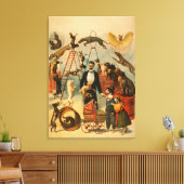 Toile Affiche théâtrale de la loi sur les chiens formés (Insitu(Salon))