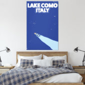 Toile affiche voyage du lac de como itlay (Insitu(Chambre))