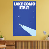 Toile affiche voyage du lac de como itlay (Insitu(Salon))
