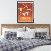 Toile Affiche Voyage Pour American Airlines Vers Texas (Insitu(Chambre))