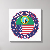 Affiche Washington, États-Unis, Washington