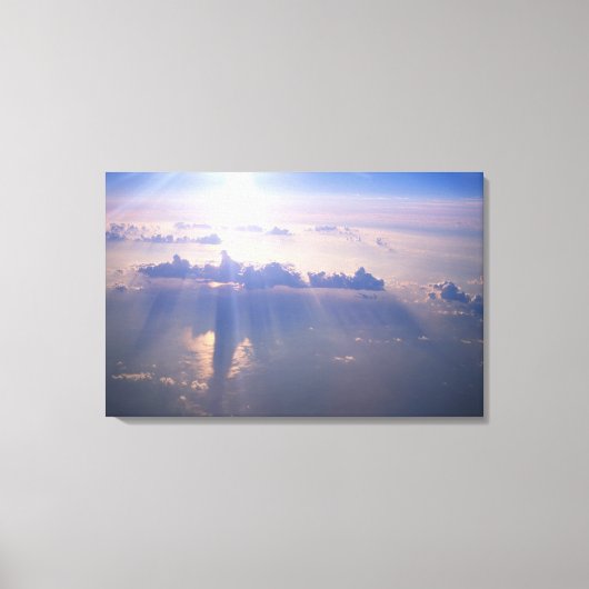 Toile Afficher au-dessus du nuage dense (Recto)