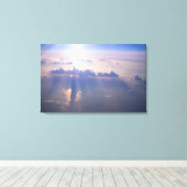 Toile Afficher au-dessus du nuage dense (Insitu (Plancher de Bois))