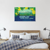 Toile Afficher étiquette citron Ventura, CA (Insitu(Chambre))