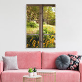 Toile Afficher par l'ancienne fenêtre (Insitu(Salon))