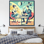 Toile Affiches de voyage spatial Martini Équipage de vol (Insitu(Chambre))