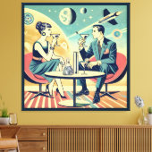 Toile Affiches de voyage spatial Martini Équipage de vol (Insitu(Salon))