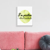 Toile affirmation motivationnelle d'acceptation personne (Insitu(Salon))