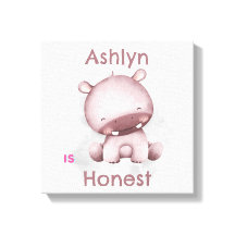 Affirmation personnalisée pour enfants | Hippo gri