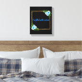 Toile Affirmations de vibrations positives du matin (Insitu(Chambre))