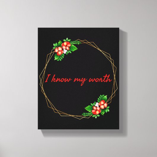 Toile affirmations motivationnelles pour la vie (Recto)