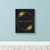 Toile affirmations motivationnelles pour la vie (Insitu (Plancher de Bois))