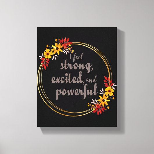 Toile affirmations motivationnelles pour l'acceptation d (Recto)