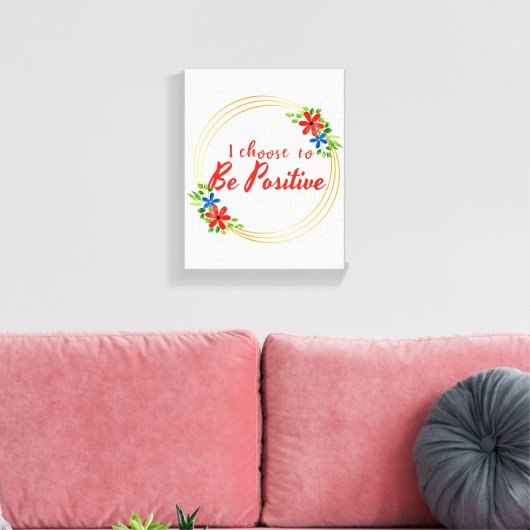 Toile affirmations positives citations pour acceptation  (Insitu(Salon))