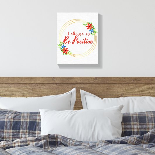 Toile affirmations positives citations pour acceptation (Insitu(Chambre))