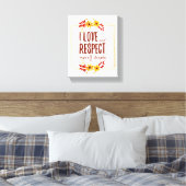 Toile affirmations positives d'amour et d'acceptation de (Insitu(Chambre))