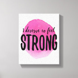 Toile affirmations positives du matin pour travailler du