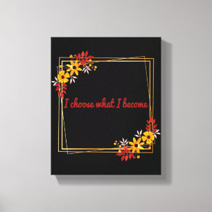 Toile affirmations positives pour la motivation