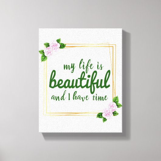 Toile affirmations positives pour l'acceptation du trava (Recto)