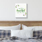 Toile affirmations positives pour l'acceptation du trava (Insitu(Chambre))